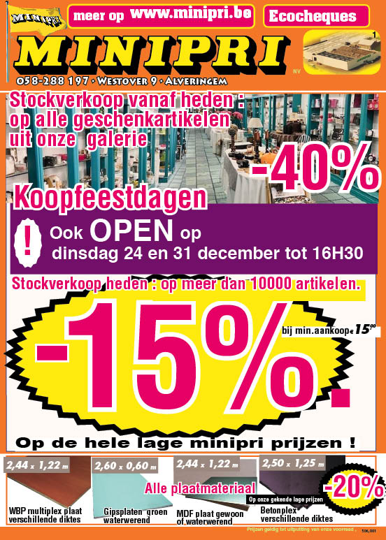 OPRUIMING KERST